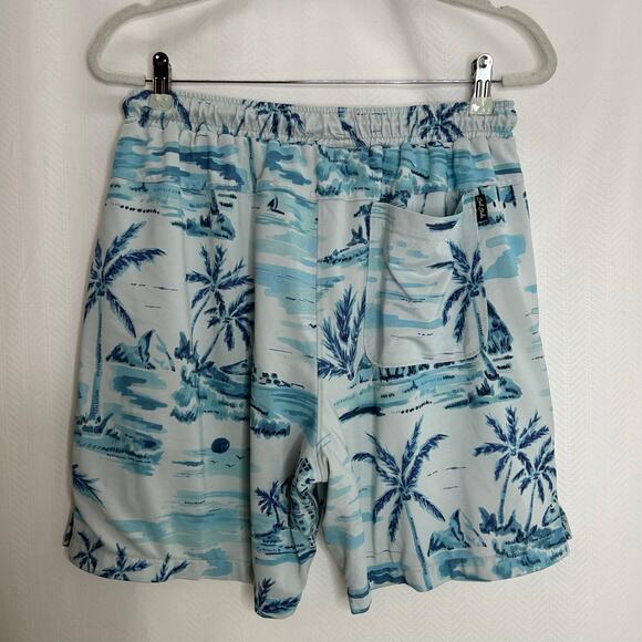 Bad Birdie men's swim trunks blue tropical large - Picture 6 of 6